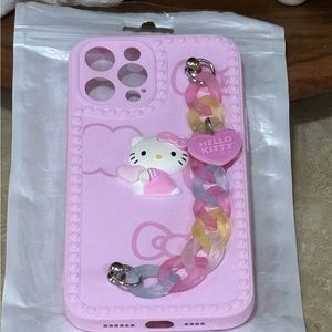 🌷Hello Kitty Pink Charm 12 Pro Max Phone Case
